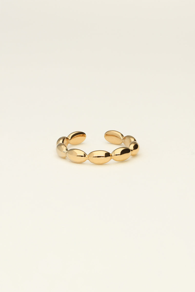 My Jewellery Ring mit ovalen Mustern gold – minette store