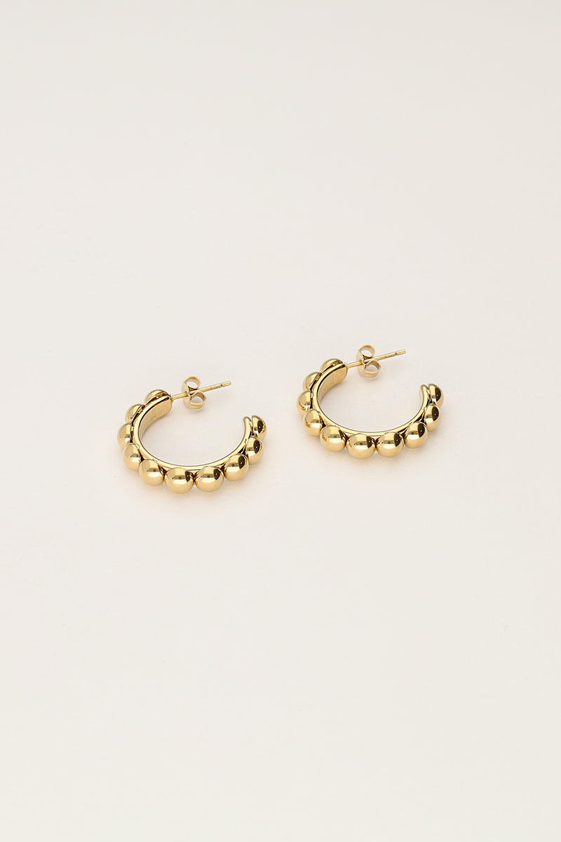My Jewellery Bold kleine Creolen mit Punkten