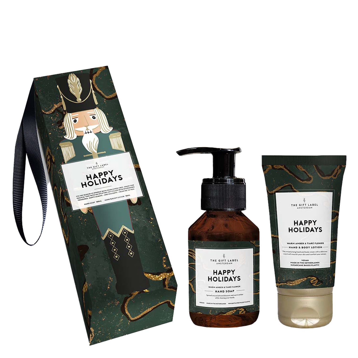 THE GIFT LABEL CHRISTMAS BOX NOTENKRAKER WARM WISHES WARM WISHES-grün