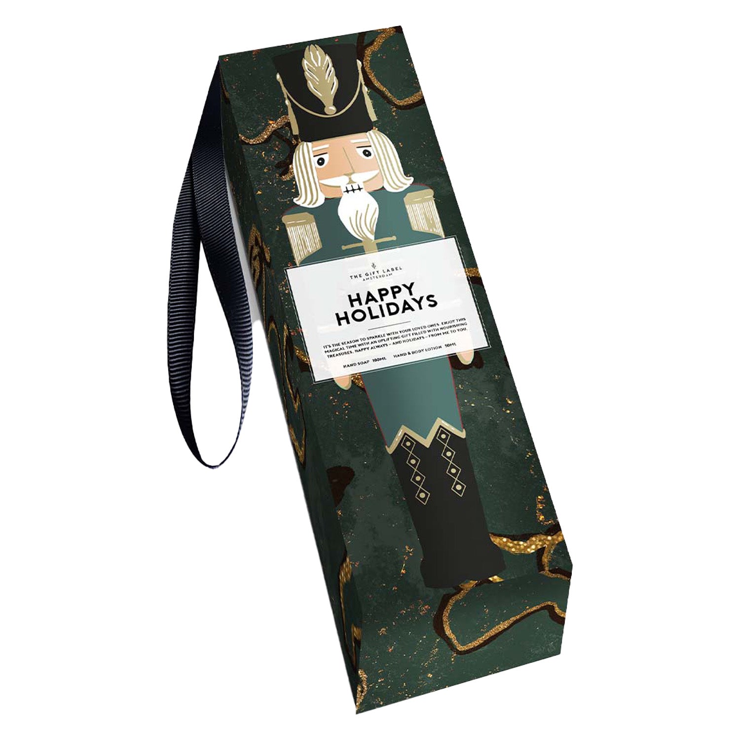 THE GIFT LABEL CHRISTMAS BOX NOTENKRAKER WARM WISHES WARM WISHES-grün
