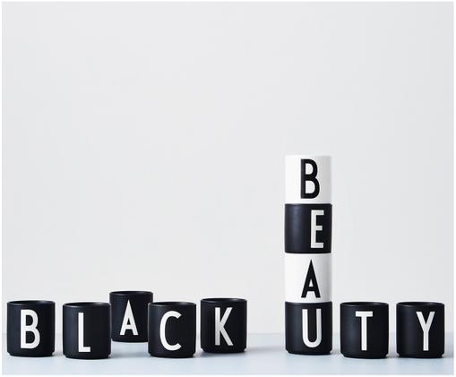 Design Letters Becher A-Z schwarz