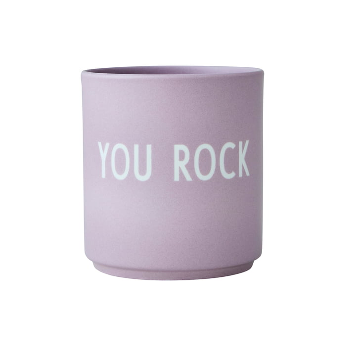 Design Letters Favorite Cup "YOU ROCK" lila