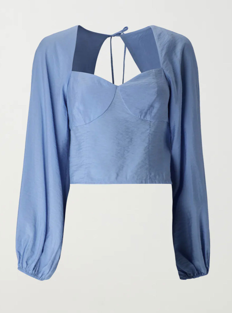 Gina Tricot Theresa blouse blau