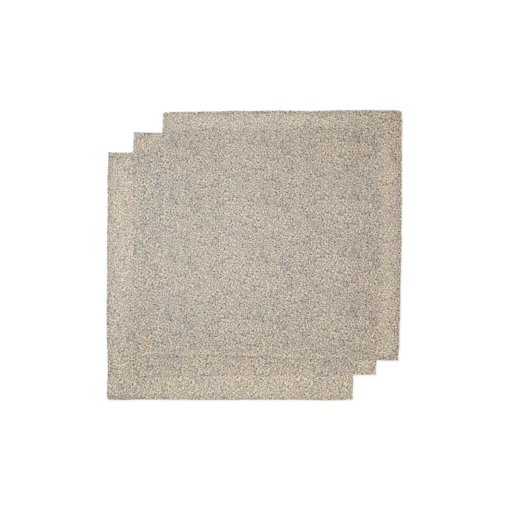 Musselin-Tuch im 3er-pack - blue blossom mist