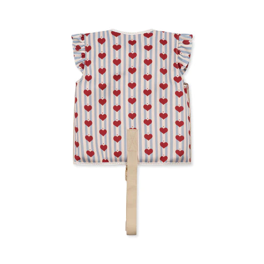 Konges Slojd Neopren-Schwimmweste mit Rüschen - amour blue stripe
