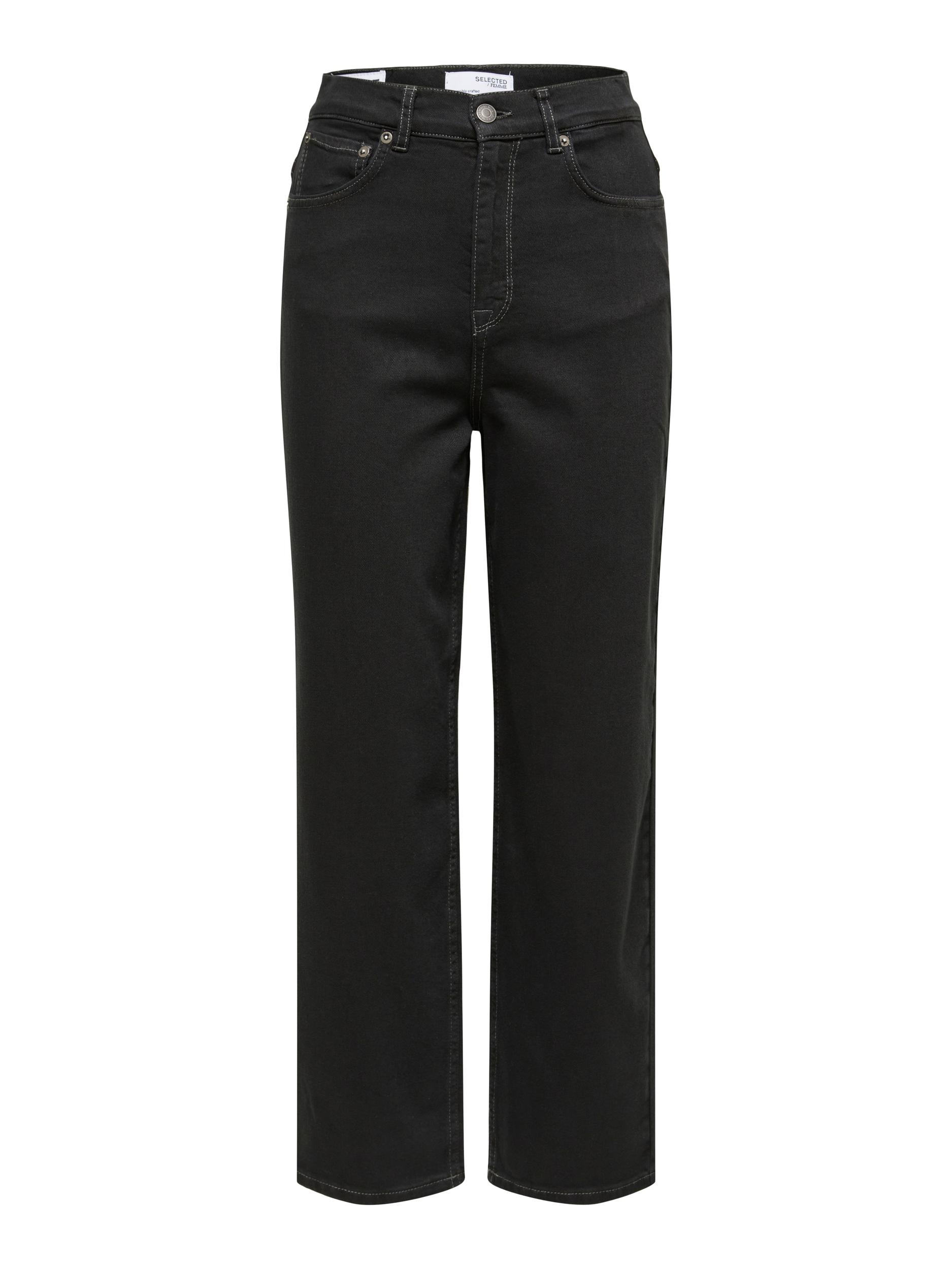 Selected Femme "Luna" Highwaist Jeans schwarz