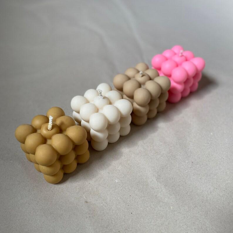 Mykiro & Co Bubble Kerze pink