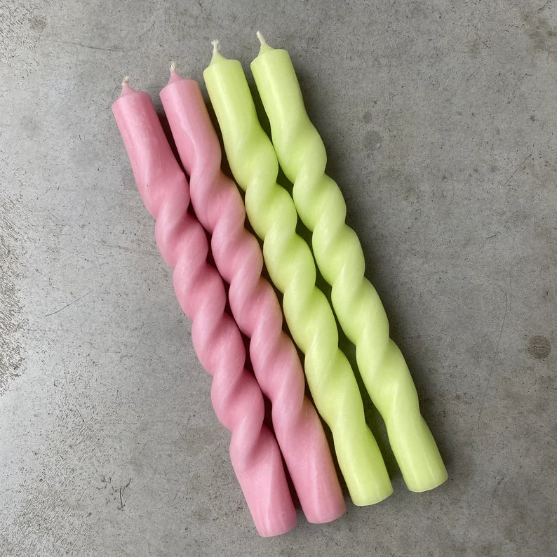 Mykiro & Co Twistkerze pastellrosa