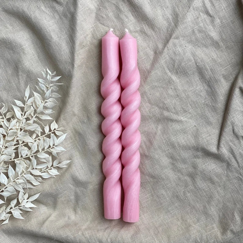 Mykiro & Co Twistkerze pastellrosa