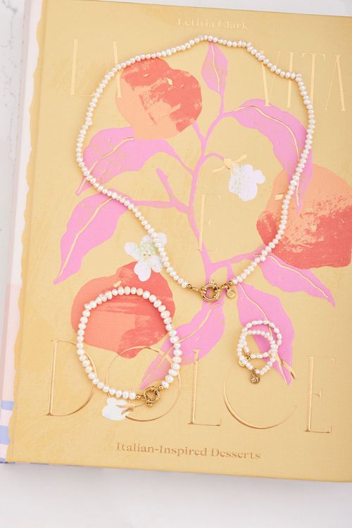 My Jewellery Perlenhalskette mit Verschluss gold