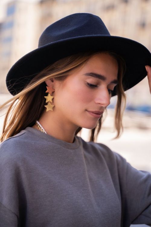 My Jewellery Statement-Ohrhänger mit drei Sternen