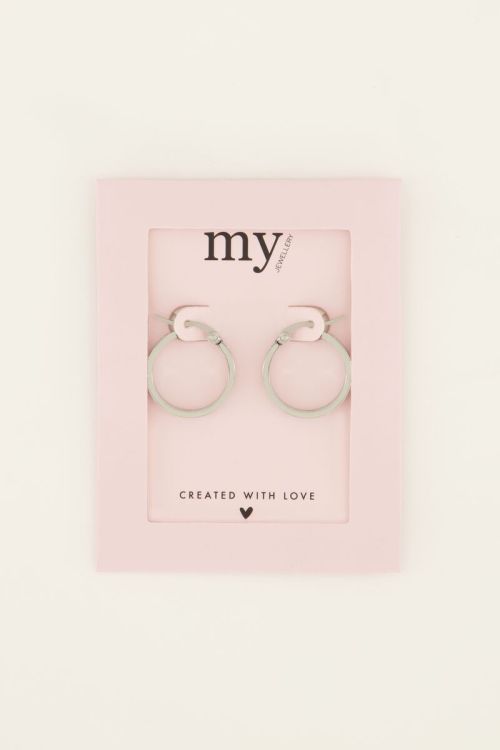 My Jewellery Ohrringe mit Herzgravur silber