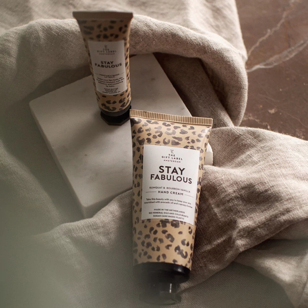 The Gift Label Tube Handlotion “Stay fabulous